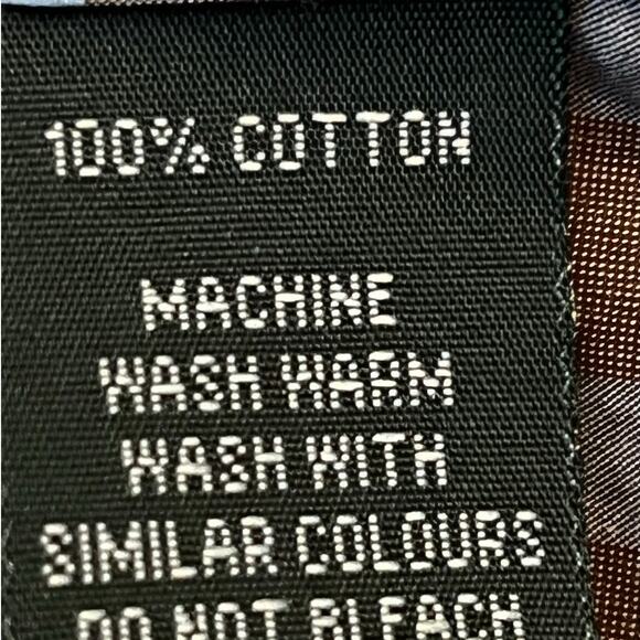 Rodd & Gunn Men's Blue/Brown Checked Button Up Preppy Casual - Size Large - Picture 4 of 7